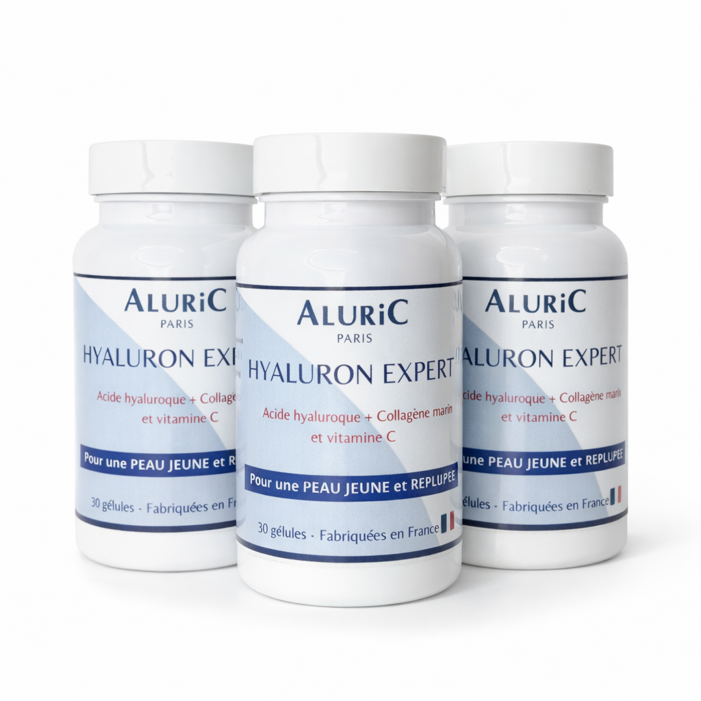 Gélules acide hyaluronique collagène marin anti-âge