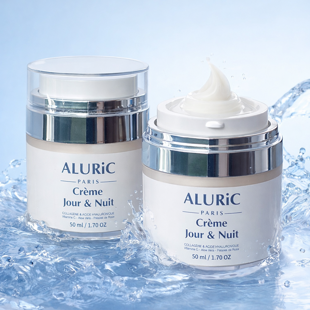 Crème visage hydratante acide hyaluronique effet repulpant