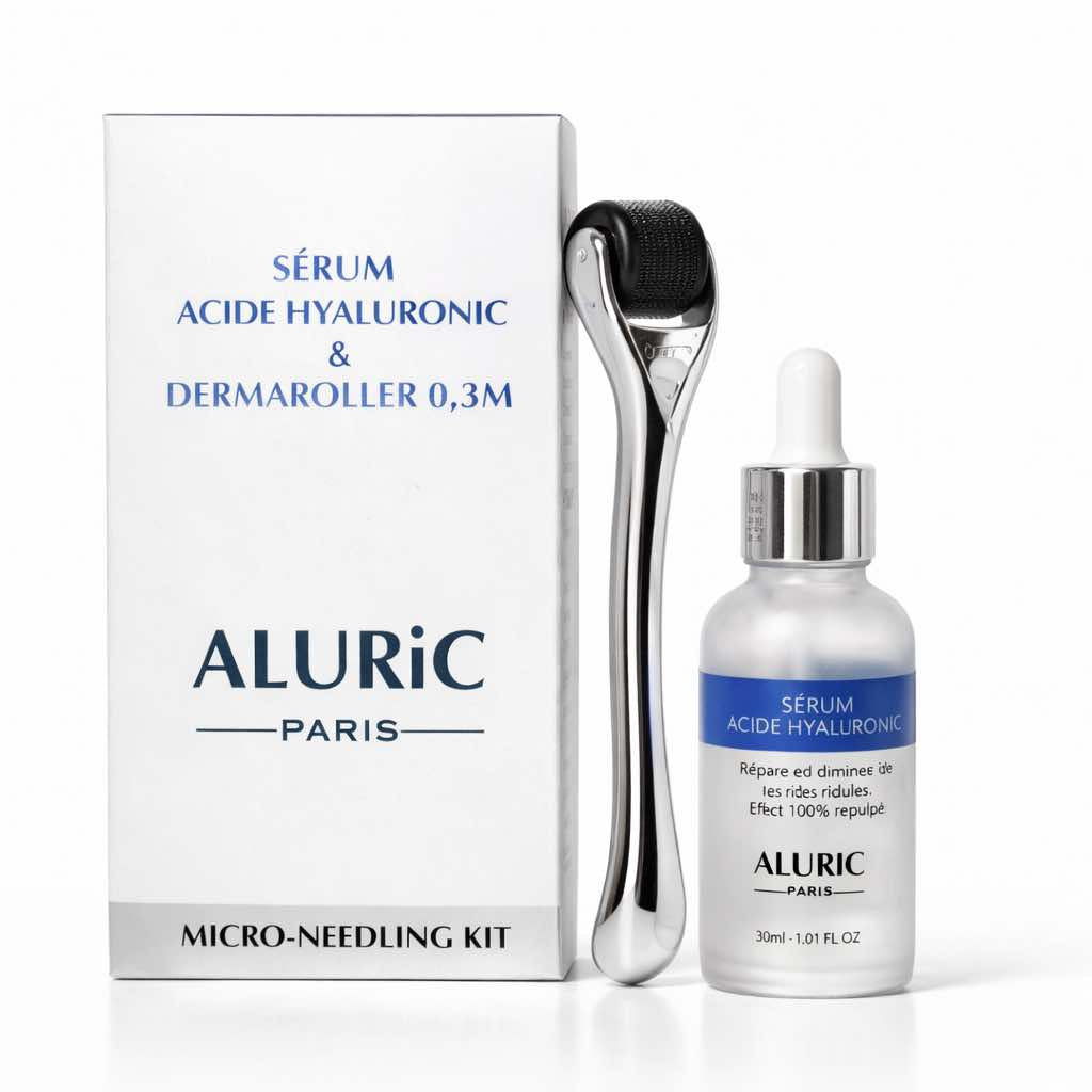 Sérum anti-rides avec dermaroller Aluric Paris