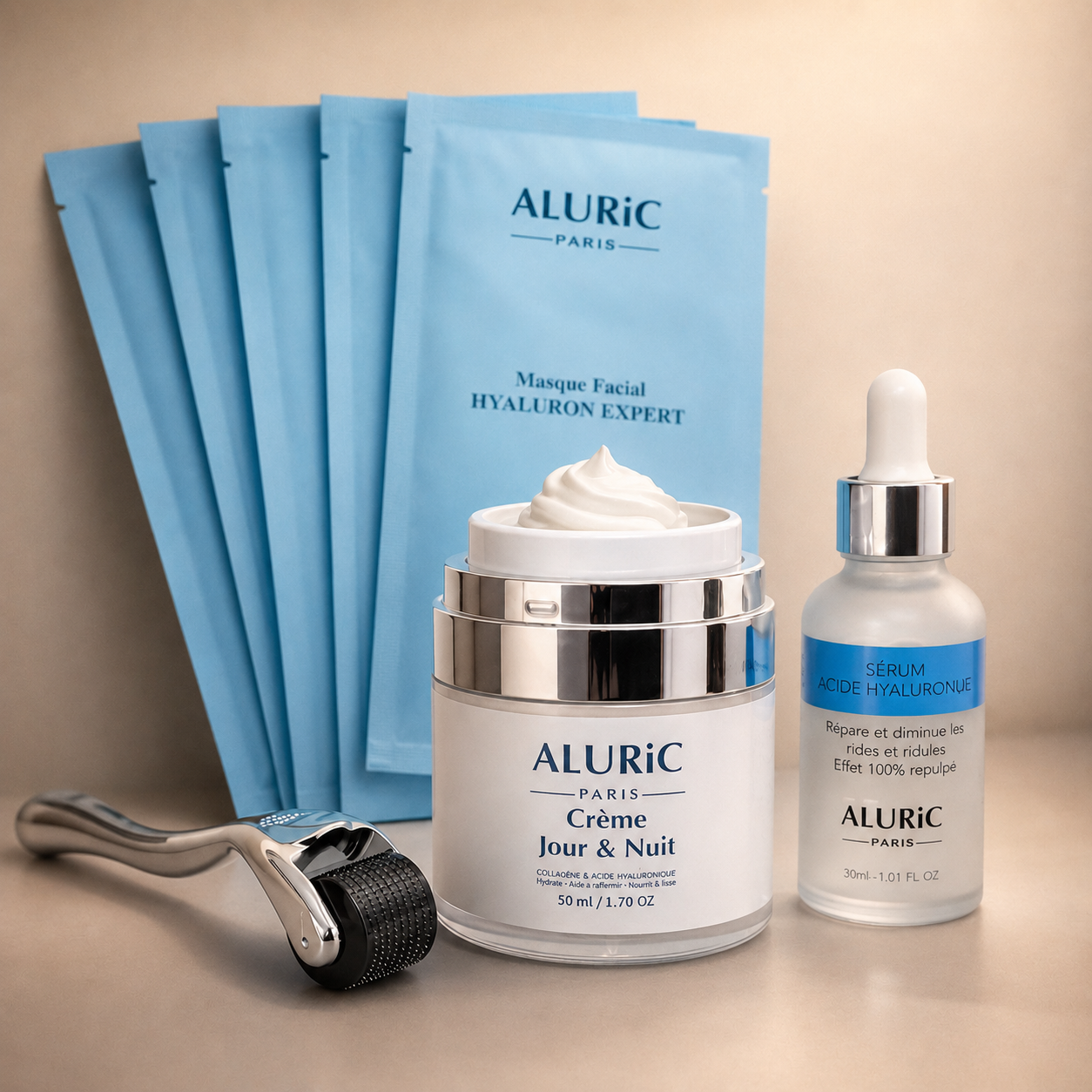 Routine Anti-Âge Acide Hyaluronique & Collagène Marin